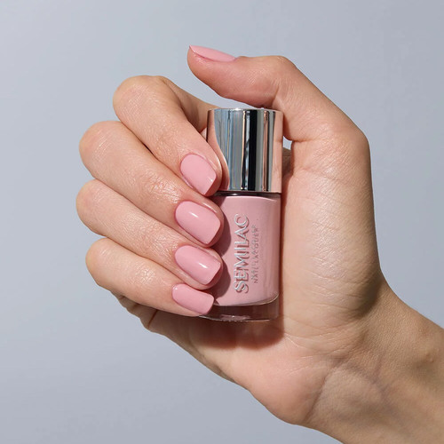 Klasyczny lakier do paznokci Semilac Nail Lacquer 106 Pinkognito 9 ml - Фото №4