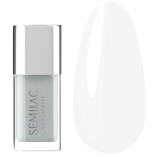 Klasyczny lakier do paznokci Semilac Nail Lacquer 108 Classic White 9 ml - Фото №1