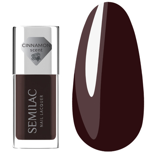 Klasyczny lakier do paznokci Semilac Nail Lacquer 112 Wine Red 9 ml - Фото №1