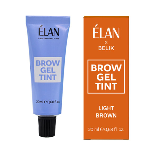 Żel-farba ELAN do brwi Brow Gel Tint Light Brown 20 ml - Фото №3