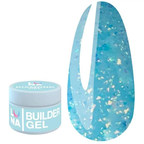 SALE Żel do przedłużania LUNA do przedłużania Diamond Gel №7 15ml - Фото №1