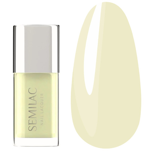 Klasyczny lakier do paznokci Semilac Nail Lacquer 122 Butter Yellow 9 ml - Фото №1