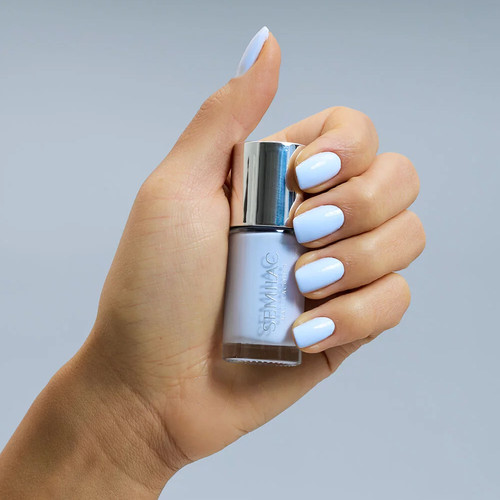 Klasyczny lakier do paznokci Semilac Nail Lacquer 123 Sky Blue 9 ml - Фото №5