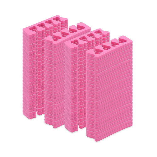 Separatory do pedicure Aba Group różowe 100 szt - Фото №6