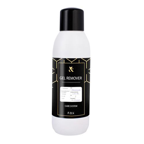 SALE Zmywacz do lakieru żelowego FOX Gel Remover, 550 ml
