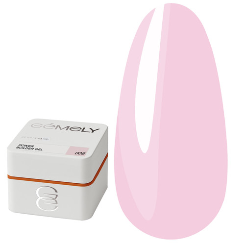 Żel budujący GEMELY Power Builder Gel 08 pastelowy róż 30 ml - Фото №1
