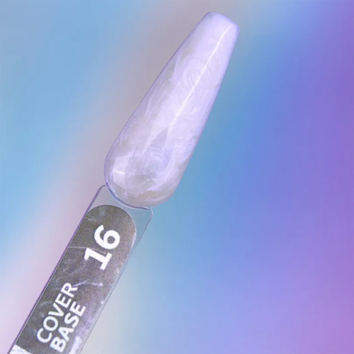 Baza hybrydowa YOUARECUTE Cover Base 16 mleczna masa perłowa 5 ml (962-3979-0987) - Фото №3