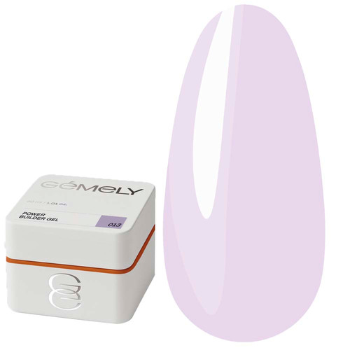 Żel budujący GEMELY Power Builder Gel 13 miękki fiolet 30 ml - Фото №1