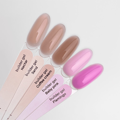 Гель для наращивания Touch Builder gel Baby pink 30 мл - Фото №3