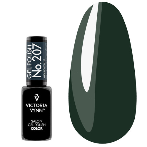 SALE Lakier hybrydowy Victoria Vynn COLOR COVER 207 Dark Emerald 8ml - Фото №1