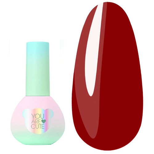 Żel budujący YOUARECUTE Bottle Gel 16 ciemnoczerwony 5 ml (994-4011-0960) - Фото №1