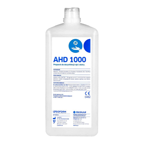 Płyn do dezynfekcji rąk i skóry alkoholowy Medilab AHD 500 ml