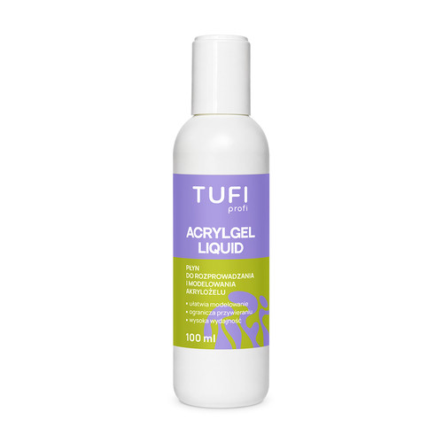 Płyn do rozprowadzania i modelowania akrylożelu TUFI profi ACRYLGEL LIQUID 100 ml - Фото №1