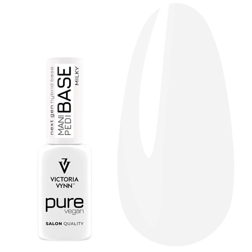 Baza hybrydowa VICTORIA VYNN MANI PEDI BASE Milky 8 ml - Фото №1