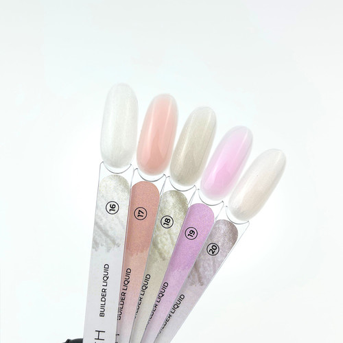 Żel budujący Touch Builder liquid 20 jasnoróżowy z połyskiem 15 ml - Фото №3