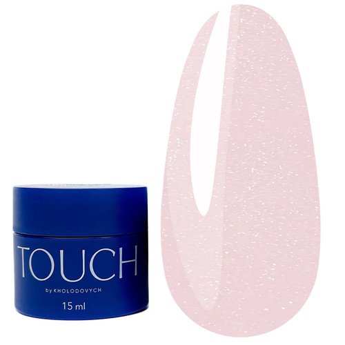 Żel budujący Touch Builder liquid 20 jasnoróżowy z połyskiem 15 ml - Фото №1