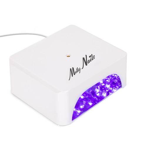 Лампа для ногтей Molly Nails UV/LED 36W для гель-лаков гелей акрилогелей белая V10 - Фото №2