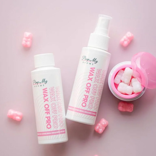 Preparat do czyszczenia urządzeń z wosku Pimp My Brows Wax Off Pro 100 ml - Фото №2