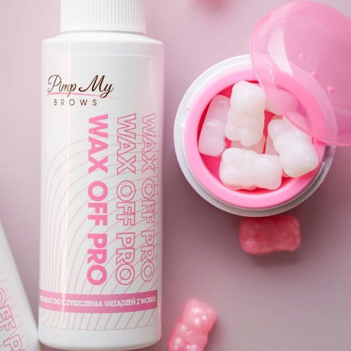 Preparat do czyszczenia urządzeń z wosku Pimp My Brows Wax Off Pro 100 ml - Фото №3