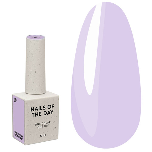 Lakier hybrydowy NAILSOFTHEDAY 287 Bloom pastelowo-fioletowy 10 ml - Фото №1