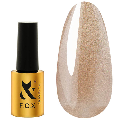 Гель-лак FOX Cat Eye 009 золото 7 мл