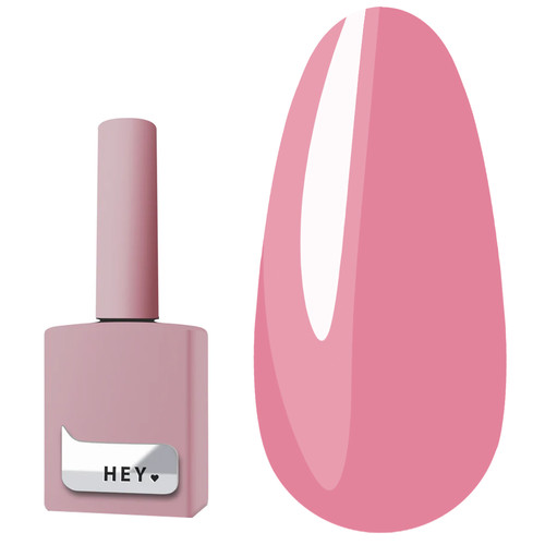 Baza hybrydowa HEYLOVE Tint base Nude Flirt ciepły róż 15 ml - Фото №1