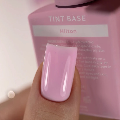 Baza hybrydowa HEYLOVE Tint base Sunset Hilton liliowo-różowy 15 ml - Фото №2