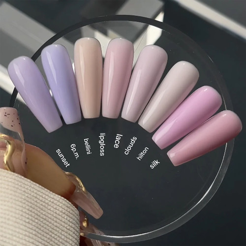 Baza hybrydowa HEYLOVE Tint base Sunset Hilton liliowo-różowy 15 ml - Фото №4