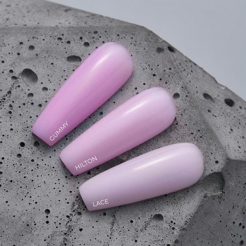 Baza hybrydowa HEYLOVE Tint base Sunset Hilton liliowo-różowy 15 ml - Фото №6