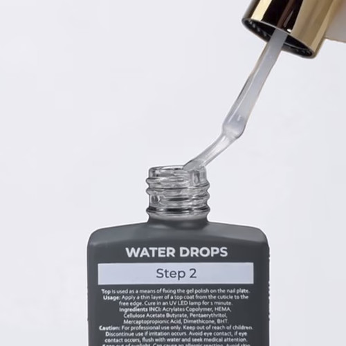Zestaw HEYLOVE Water Drop Top do efektu kropli deszczu na paznokciach - Фото №3