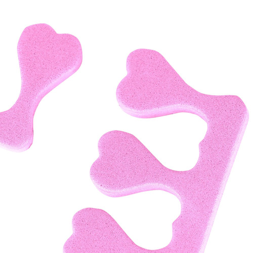 Separatory do pedicure JAAPEE serduszka rózowe 1 para - Фото №3