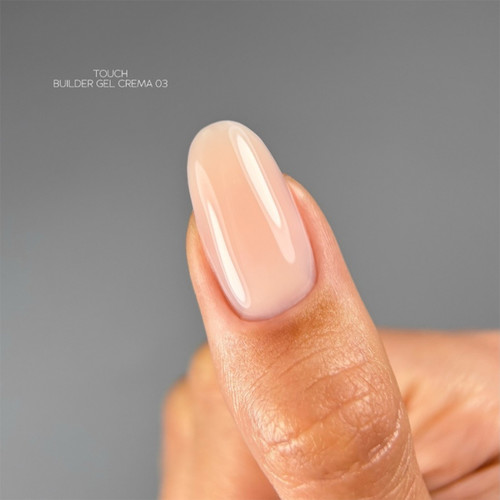 Żel budujący TOUCH Builder gel Crema 03 jasnobeżowy 30 ml - Фото №3