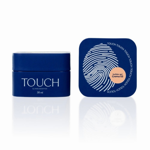 Żel budujący TOUCH Builder gel Crema 03 jasnobeżowy 30 ml - Фото №5