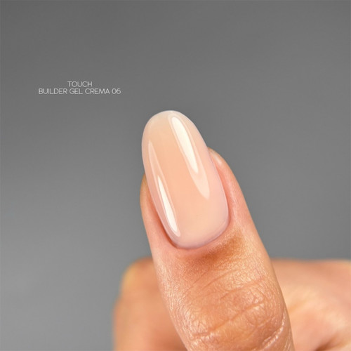 Гель для наращивания TOUCH Builder gel Crema 06 бежево-персиковый 30 мл - Фото №3