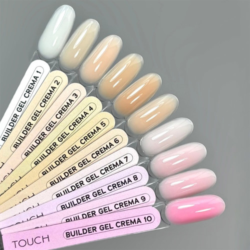 Гель для наращивания TOUCH Builder gel Crema 06 бежево-персиковый 30 мл - Фото №4