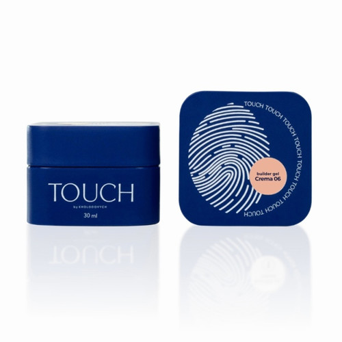 Гель для наращивания TOUCH Builder gel Crema 06 бежево-персиковый 30 мл - Фото №5