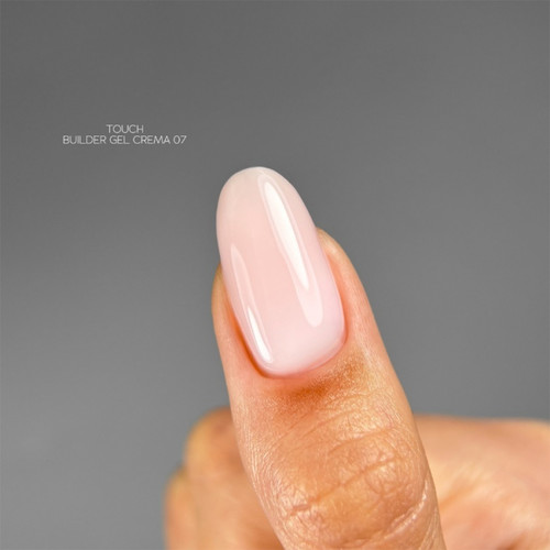 Żel budujący TOUCH Builder gel Crema 07 mlecznoróżowy 30 ml - Фото №3