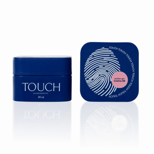 Гель для наращивания TOUCH Builder gel Crema 08 светло-розовый 30 мл - Фото №5