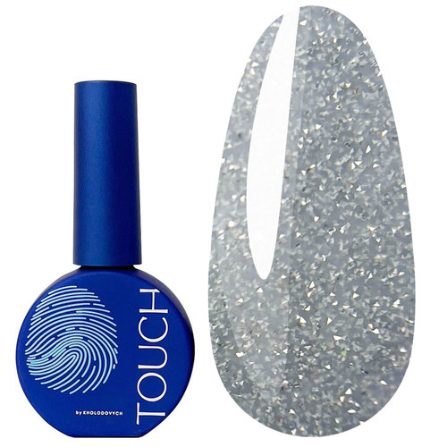 SALE Гель-лак TOUCH Space gel polish 01 белый светоотражающий 9 мл - Фото №1