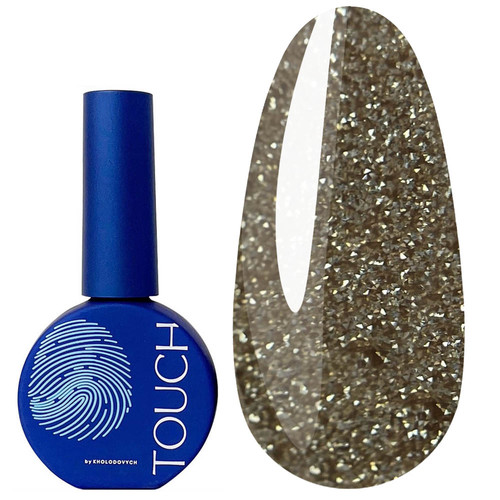 SALE Гель-лак TOUCH Space gel polish 02 бежево-золотой светоотражающий 9 мл - Фото №1