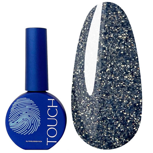 SALE Гель-лак TOUCH Space gel polish 05 синий светоотражающий 9 мл - Фото №1