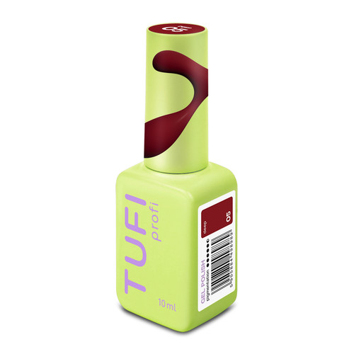 Gel polish TUFI profi REDLINE 05 Deep Subtle red 10 ml (0331245) - Фото №8