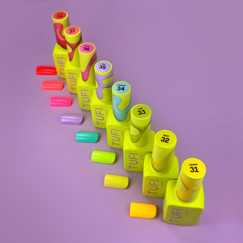 Gel polish TUFI profi SUMMERLINE 31 Lemon Bright yellow 10 ml (0333094) - Фото №9