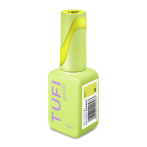 Gel polish TUFI profi SUMMERLINE 32 Zest Neon yellow 10 ml (0333095) - Фото №4
