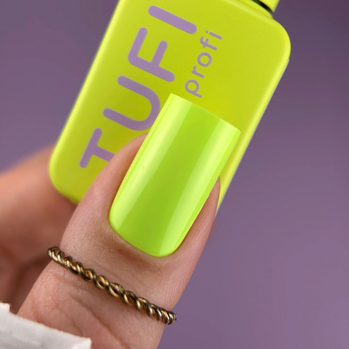 Gel polish TUFI profi SUMMERLINE 33 Lime Neon light green 10 ml (0333096) - Фото №6