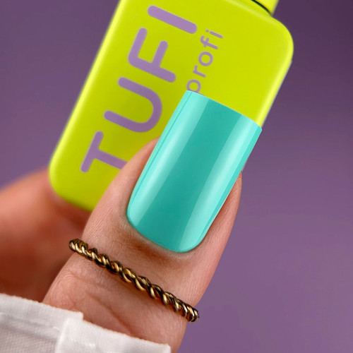 Gel polish TUFI profi SUMMERLINE 34 Lagoon Mint blue 10 ml (0333097) - Фото №6
