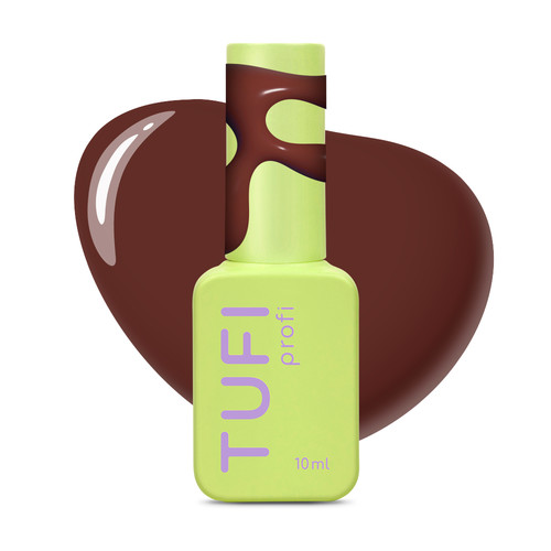 Gel polish TUFI profi COFFEELINE 43 Ganache Warm brown 10 ml (0333570) - Фото №1