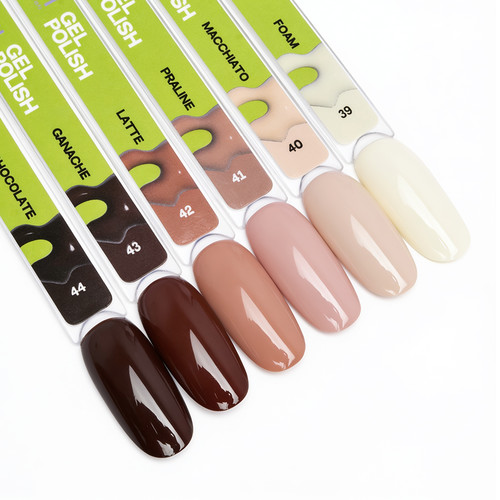 Gel polish TUFI profi COFFEELINE 43 Ganache Warm brown 10 ml (0333570) - Фото №3