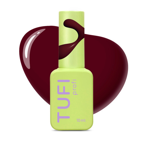 Gel polish TUFI profi DARKLINE 45 Oxblood Dark burgundy 10 ml (0333572) - Фото №1