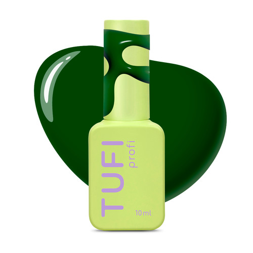 Gel polish TUFI profi DARKLINE 51 Evergreen Dark green 10 ml (0333577) - Фото №1